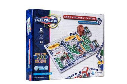 Snap Circuits Jr. SC-100 Electronics Exploration Kit, Over 100 Projects, Full Color Project Manual, 28 Parts, STEM Educational Toy for Kids 8 +