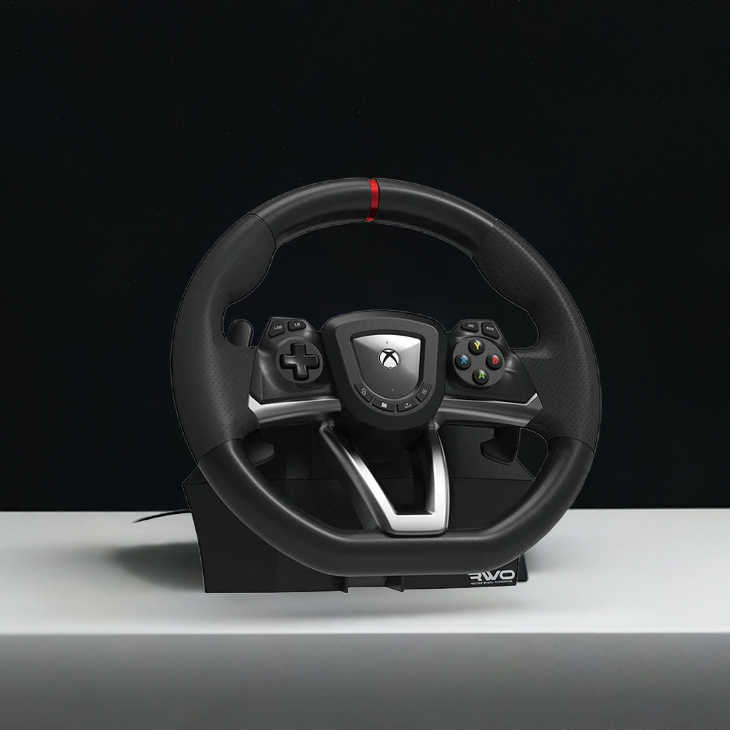 - Black, Xbox Series X/S and Multi-Platform, Overdrive, Wired Video Game Racing Wheel