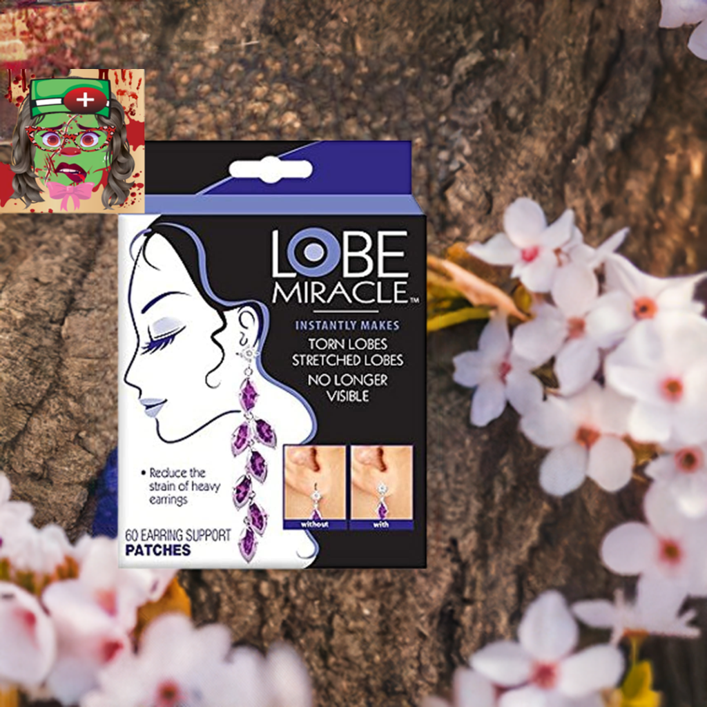 - Clear Earring Support Patches - Earring Backs for Droopy Ears - Ear Care Produ