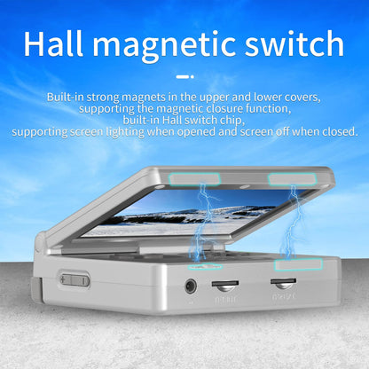 RG35XXSP Flip Portable Retro Handheld Game Console,Rg35Xxsp 3.5 Inch IPS Screen Linux System with 64G TF Card Pre-Installed 5532 Games,Clamshell Games Consoles Supports 5G Wifi Bluetooth HDMI Xxsp
