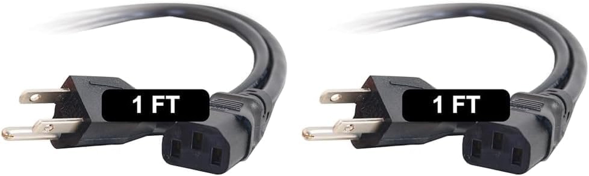 3FT Replacement AC Power Cord - Power Cable for Electronics, TV, Computer, Printer, Radio, Monitor, Samsung, Dell, Vizio, LG, Asus, Laptop and More (03129)
