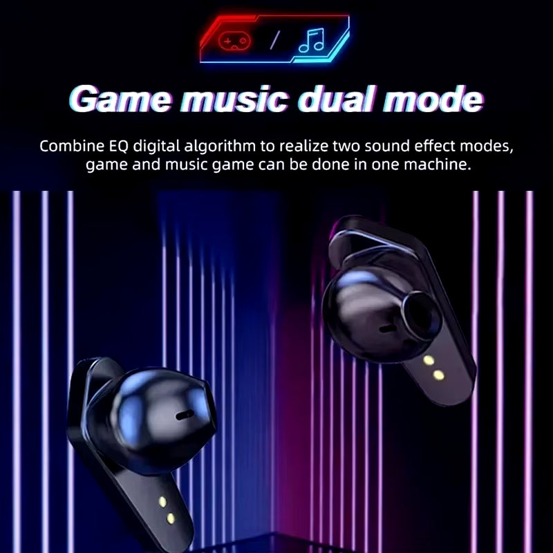 Bluetooth Earphones, Wireless Game Console Earphones, 65Ms Low Latency Earphones, Fone Game Console Earphones, Game Console MICR